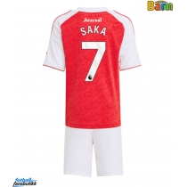 Arsenal Bukayo Saka #7 Hjemmedraktsett Barn 2025-26 Kortermet (+ Korte bukser)